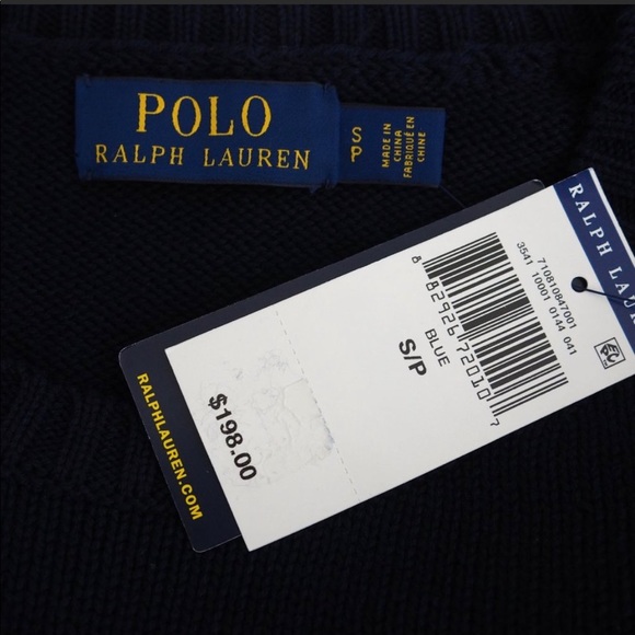 Polo Ralph Lauren Logo Spell Out Sweater - Picture 2 of 2